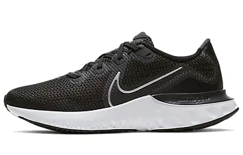 Nike Renew Run GS 'Black Metallic Silver' - 1