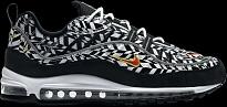 Фото № 1 с приближением к товару «‎Nike Air Max 98 AOP Black»