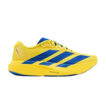 adidas Adizero Evo SL Yellow Royal Blue Iron Metallic