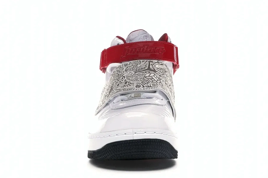 Фото № 2 с приближением к товару «‎Jordan AJF 20 White Black Red»