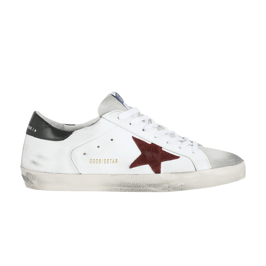 Фото № 1 с приближением к товару «‎Golden Goose Superstar White Bordeaux»