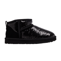 Фото № 1 с приближением к товару «‎UGG Women's Classic Ultra Mini Boot Mirror Ball Black»