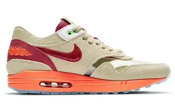 CLOT x Nike Air Max 1 "Kiss of Death" BrownRed - 2