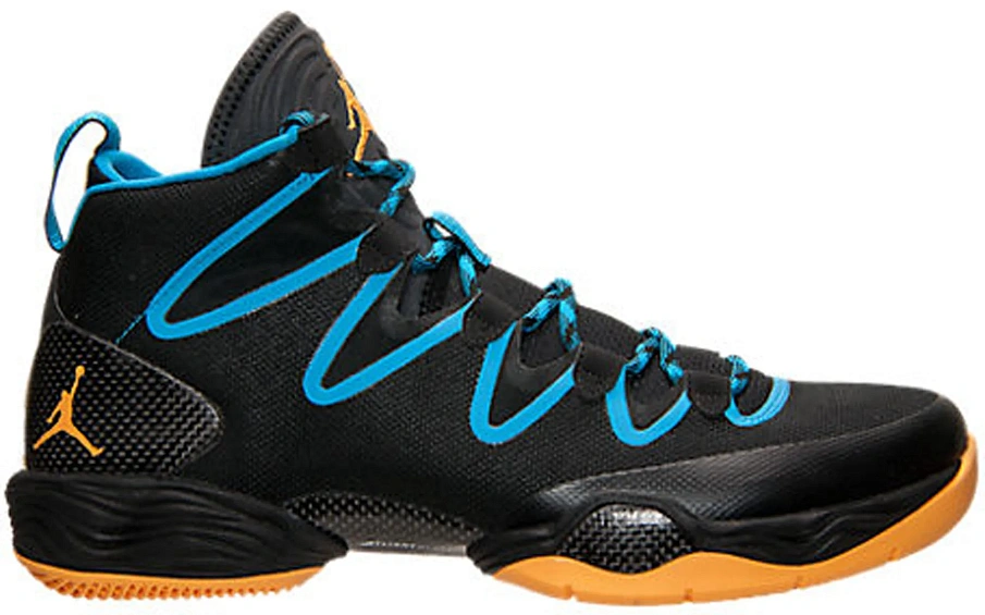 Фото № 1 с приближением к товару «‎Jordan XX8 SE Black Atomic Mango Dark Powder Blue»