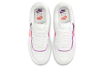 Фото № 4 с приближением к товару «‎Nike Air Force 1 Shadow Swoosh WhiteOrangePink»