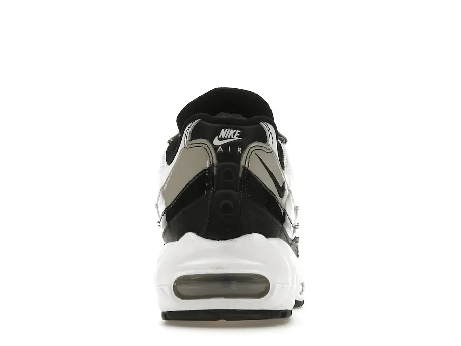 Фото № 4 с приближением к товару «‎Nike Air Max 95 White Light Iron Ore Black Patent »