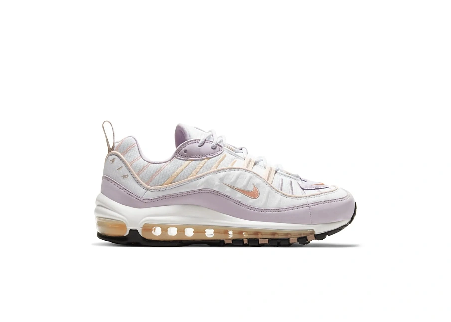 Фото № 1 с приближением к товару «‎Nike Air Max 98 White Crimson Tint »