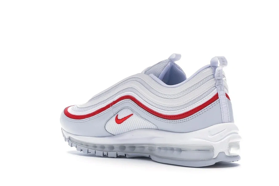 Фото № 6 с приближением к товару «‎Nike Air Max 97 White Pure Platinum University Red»