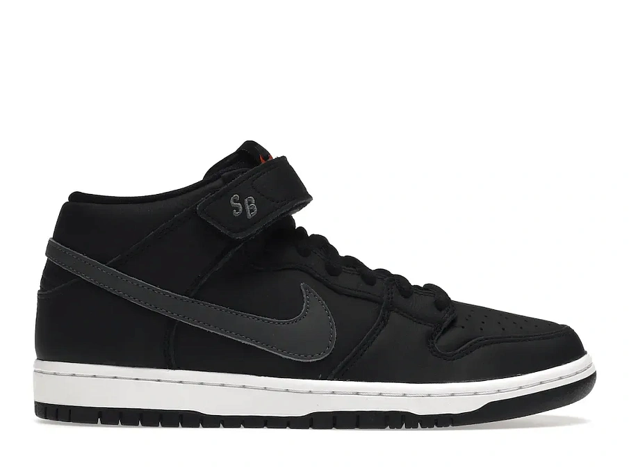 Фото № 1 с приближением к товару «‎Nike SB Dunk Mid ISO Orange Label Black Dark Grey»