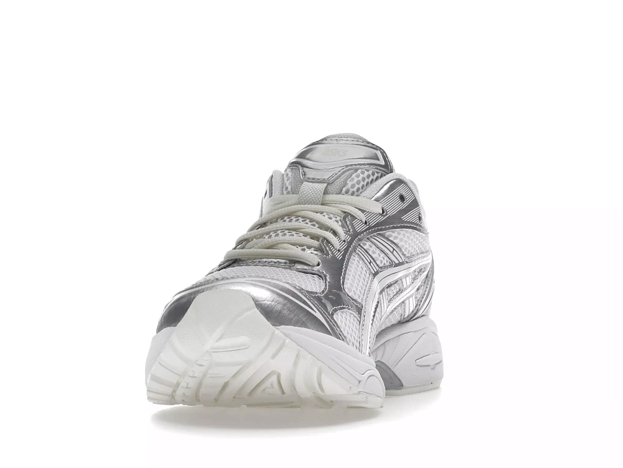 Фото № 2 с приближением к товару «‎ASICS Gel-Kayano 14 JJJJound Silver White»