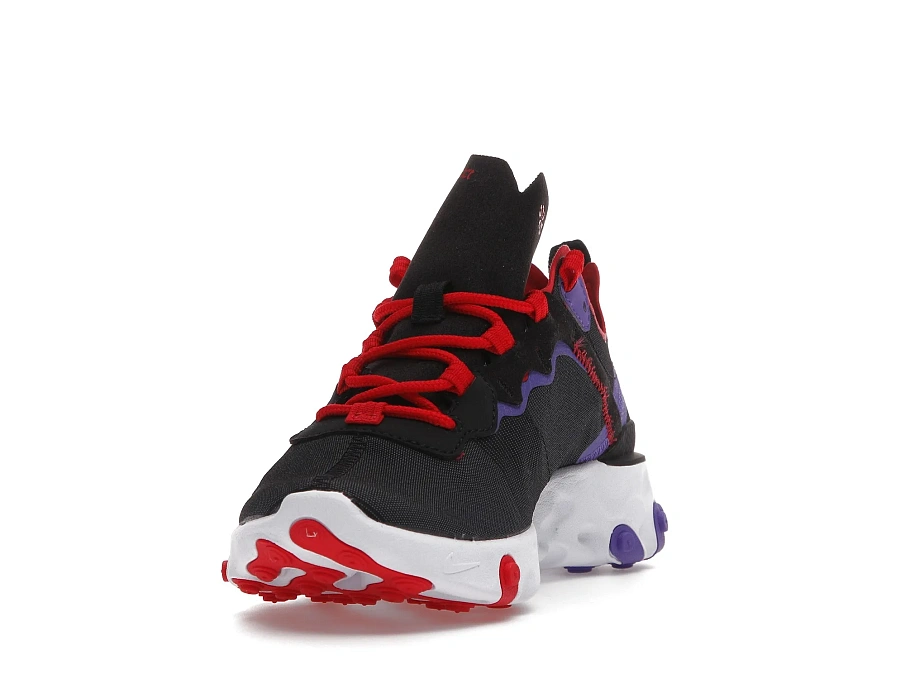 Фото № 3 с приближением к товару «‎Nike React Element 55 Black University Red »