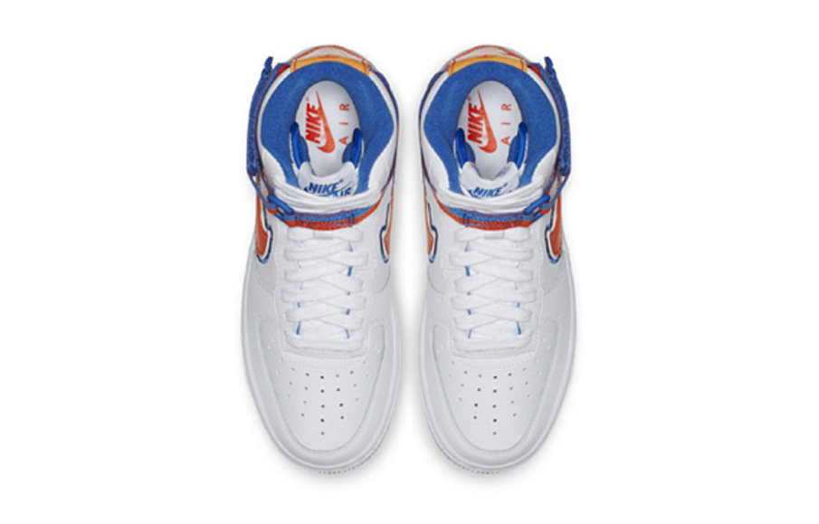 Фото № 4 с приближением к товару «‎Nike Air Force 1 High Skate Shoes WhiteBlueRed»