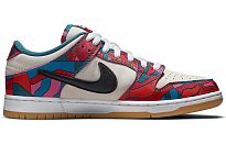 Фото № 2 с приближением к товару «‎Nike Parra x Dunk Low Pro QS SB Skate shoes Abstract Art»