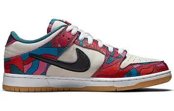 Nike Parra x Dunk Low Pro QS SB Skate shoes Abstract Art - 3