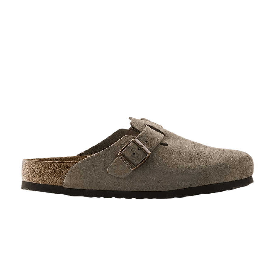 Фото № 1 с приближением к товару «‎Birkenstock Boston Soft Foot Bed Taupe»