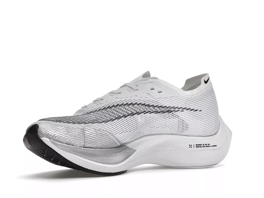 Фото № 4 с приближением к товару «‎Nike ZoomX Vaporfly Next% 2 White Metallic Silver»