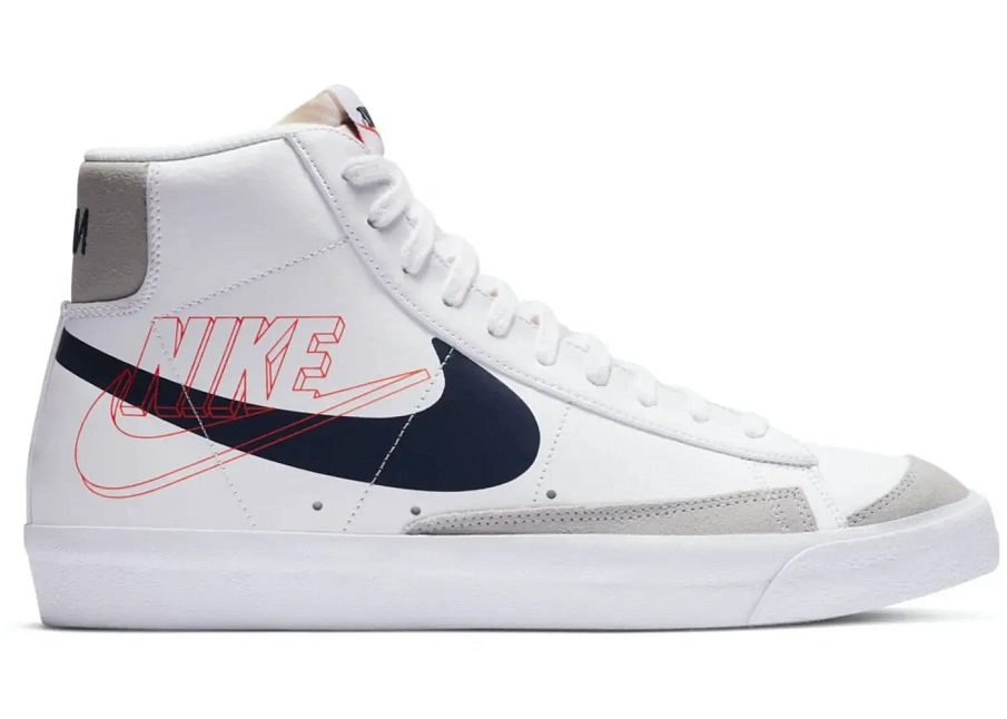 Фото № 1 с приближением к товару «‎Nike Blazer Mid 77 Vintage Reverse Logo»