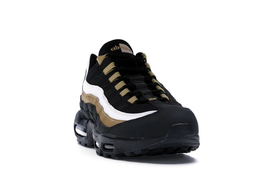 Фото № 2 с приближением к товару «‎Nike Air Max 95 OG Black Metallic Gold White»