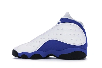 Jordan 13 Retro White Hyper Royal Black  - 5