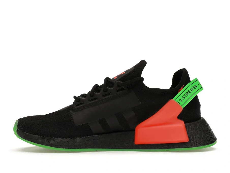 Фото № 3 с приближением к товару «‎adidas NMD R1 V2 Glow Black Sonic Ink»