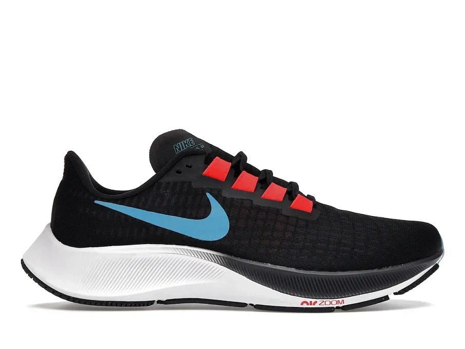 Фото № 1 с приближением к товару «‎Nike Air Zoom Pegasus 37 Off Noir Light Blue Fury»