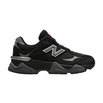 Фото № 1 с приближением к товару «‎New Balance 9060 Big Kid Wide Black Grey Silver»