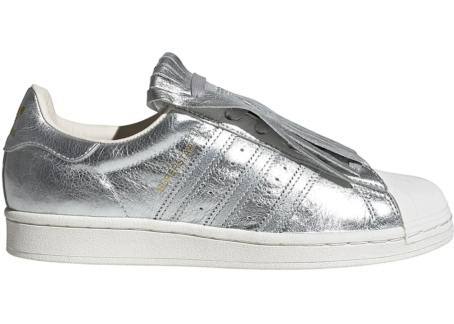 Фото № 1 с приближением к товару «‎adidas Superstar Fringe Silver »