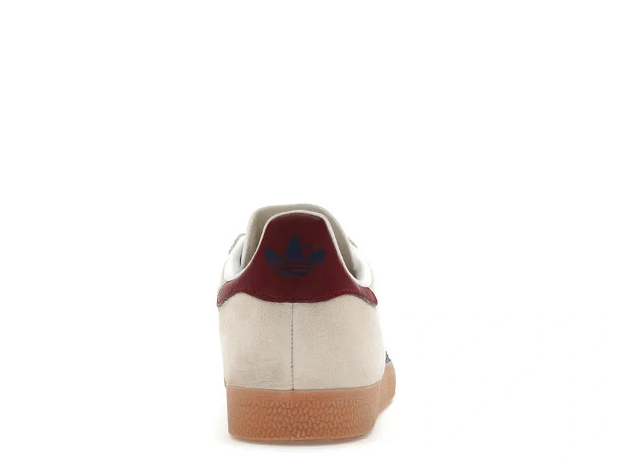 Фото № 4 с приближением к товару «‎adidas Gazelle Beige Dark Blue Collegiate Burgundy»