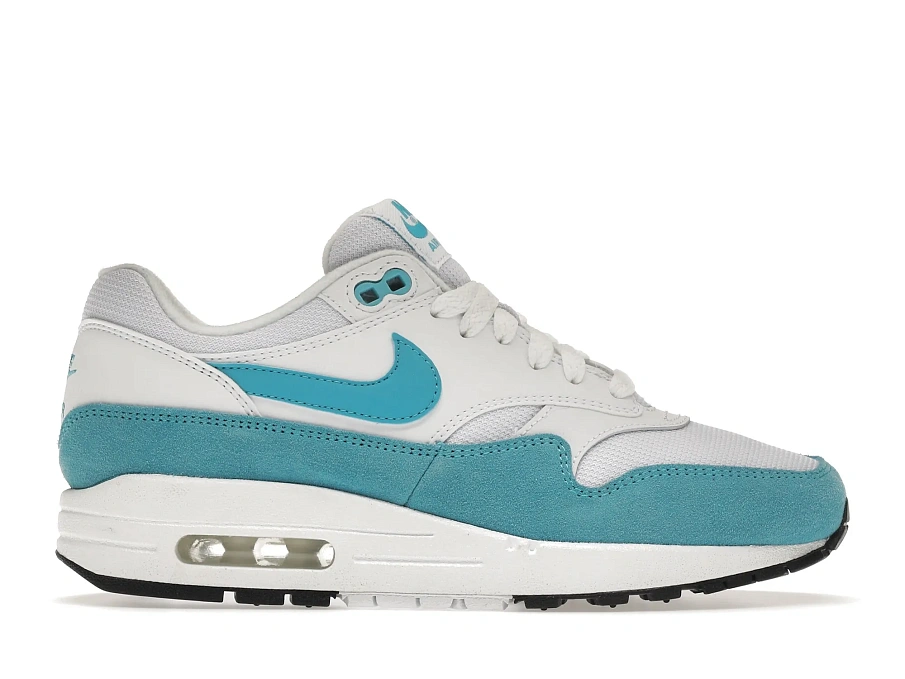 Фото № 1 с приближением к товару «‎Nike Air Max 1 White Light Blue Fury »