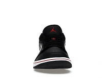 Фото № 2 с приближением к товару «‎Jordan 1 Low Brushstroke Swoosh Black»