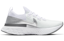 Фото № 2 с приближением к товару «‎Nike React Infinity Run Flyknit 'White Metallic Silver'»