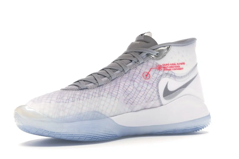 Фото № 3 с приближением к товару «‎Nike KD 12 White Wolf Grey»