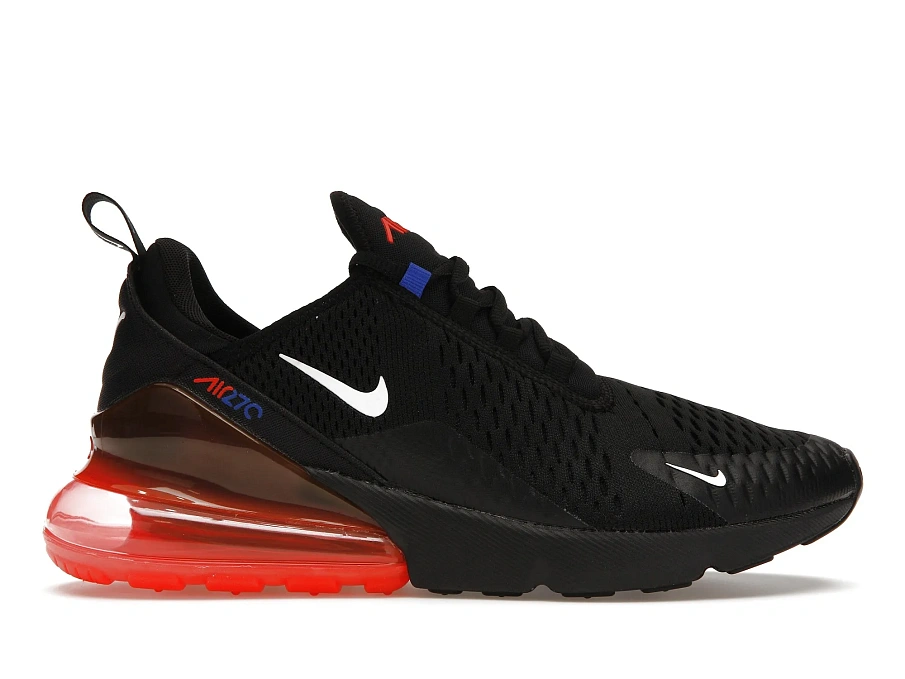Фото № 1 с приближением к товару «‎Nike Air Max 270 Black Bright Crimson Racer Blue»