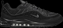 Фото № 1 с приближением к товару «‎Nike Air Max 98 Black Anthracite Black Sole»