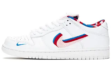 Parra x Nike SB Dunk Low Skate shoes white - 1