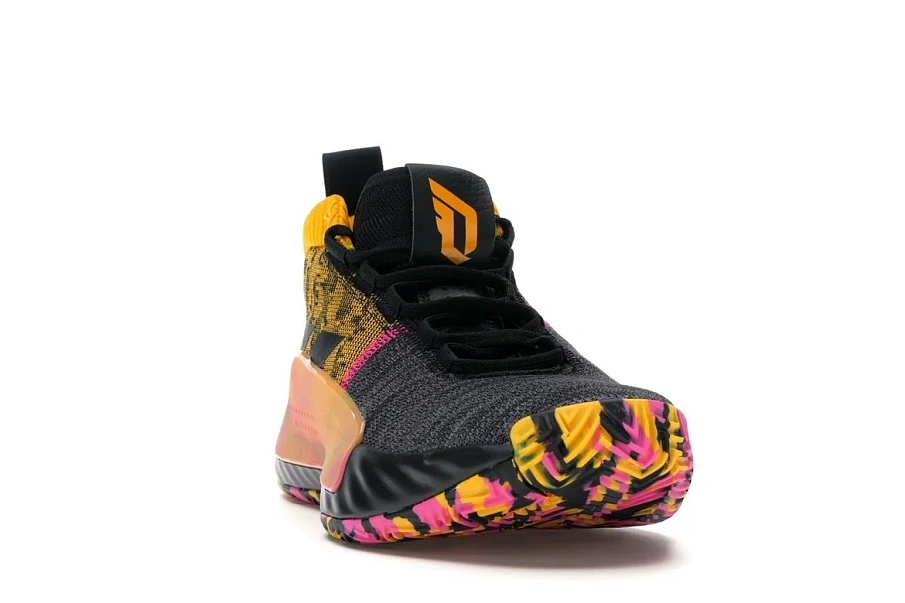 Фото № 4 с приближением к товару «‎adidas Dame 5 Core Black Shock Pink»