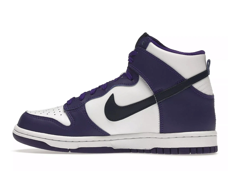 Фото № 3 с приближением к товару «‎Nike Dunk High Electro Purple Midnght Navy »