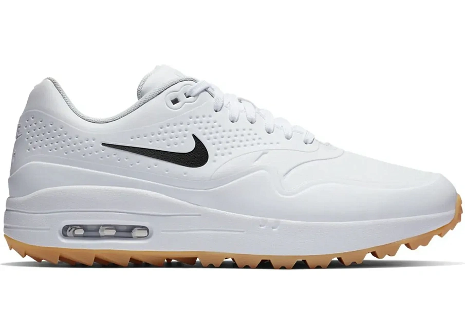 Фото № 1 с приближением к товару «‎Nike Air Max 1 Golf White Gum Black Swoosh»