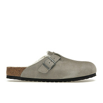 Фото № 1 с приближением к товару «‎Birkenstock Boston Shearling Suede Stone Coin»