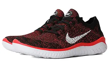 Nike Free Rn Flyknit 2018 BlackRed - 4