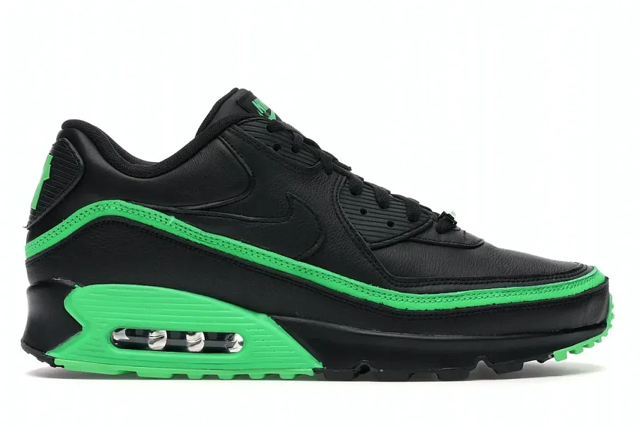 Фото № 1 с приближением к товару «‎Nike Air Max 90 Undefeated Black Green»
