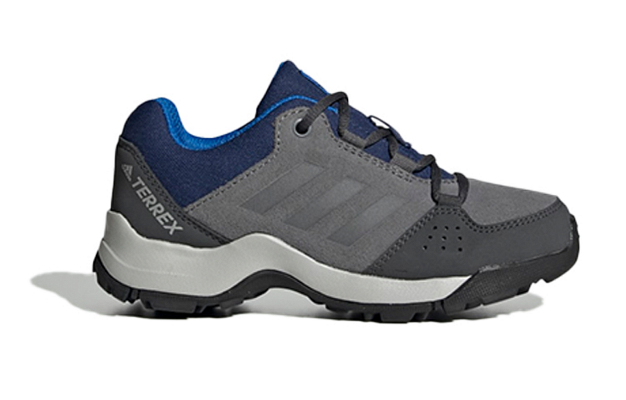 Фото № 2 с приближением к товару «‎adidas Terrex Hyperhiker Low Leather Hiking Kids Grey»