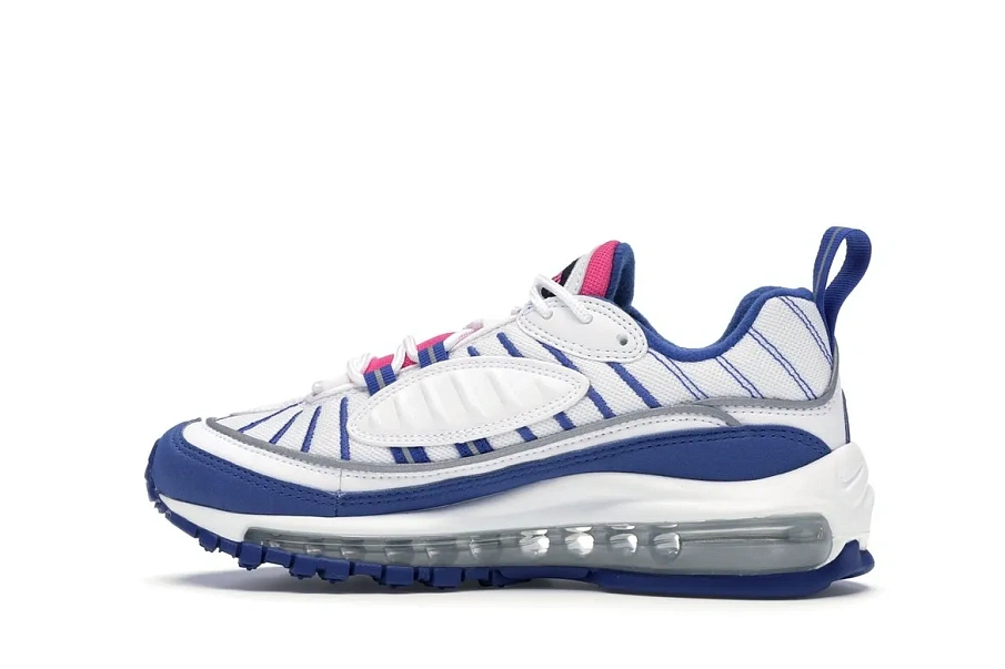 Фото № 5 с приближением к товару «‎Nike Air Max 98 White Indigo Force »