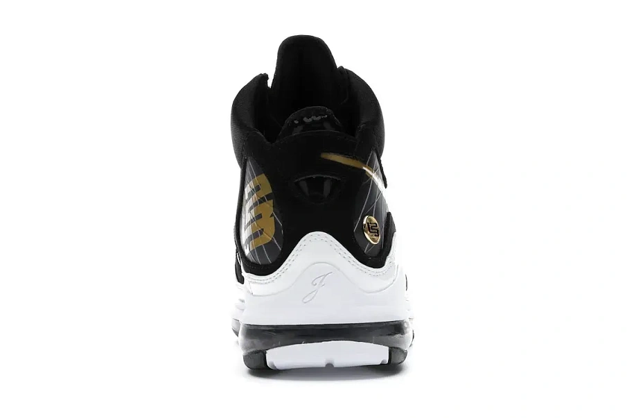 Фото № 4 с приближением к товару «‎Nike LeBron 7 Black/White-Metallic Gold»