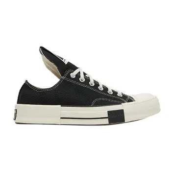 Rick Owens x Converse DRKSHDW DRKSTAR Chuck 70 Low Black - 1