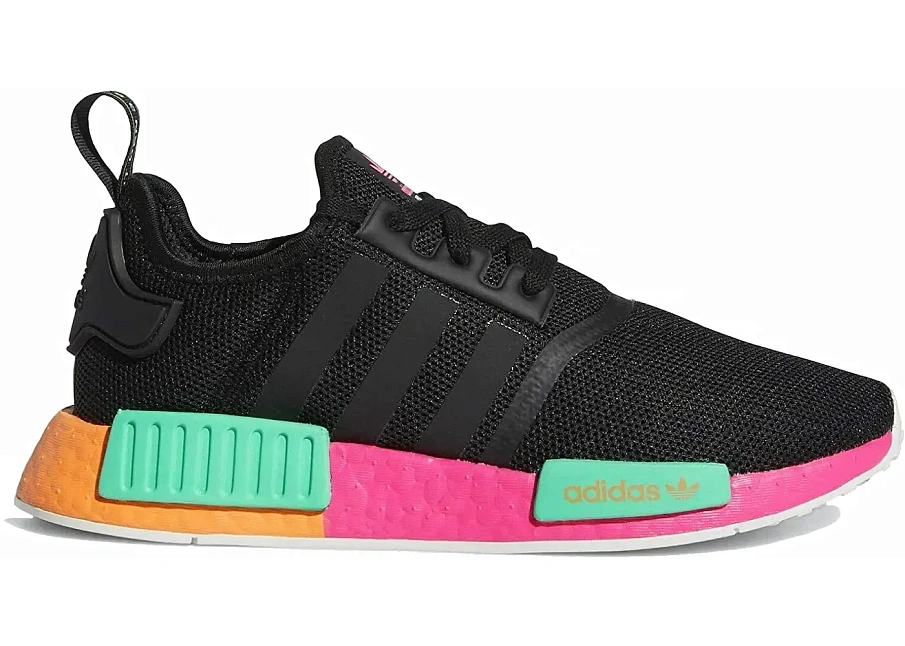 Фото № 1 с приближением к товару «‎adidas NMD R1 Black Shock Pink »