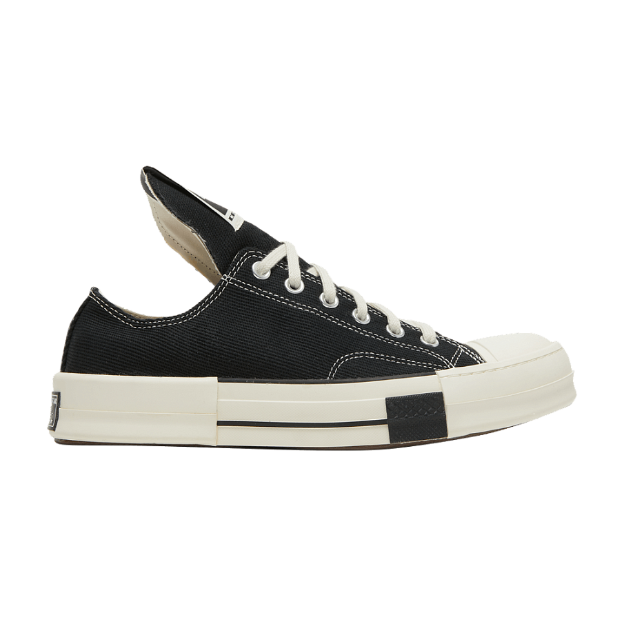 Фото № 1 с приближением к товару «‎Rick Owens x Converse DRKSHDW DRKSTAR Chuck 70 Low Black»