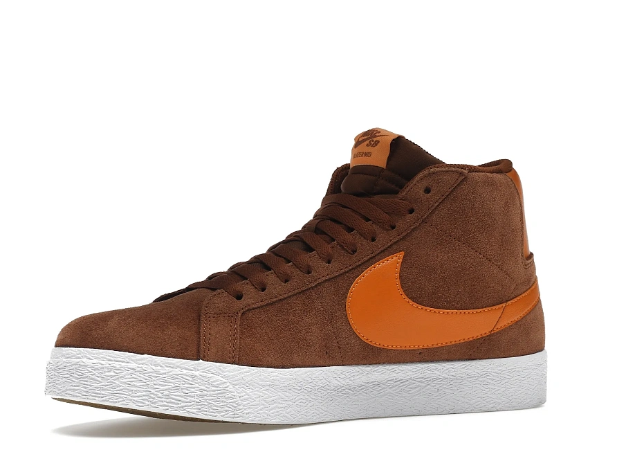 Фото № 4 с приближением к товару «‎Nike SB Blazer Mid Pecan Light Curry»