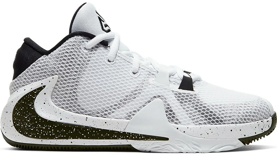 Фото № 1 с приближением к товару «‎Nike Zoom Freak 1 White Black »