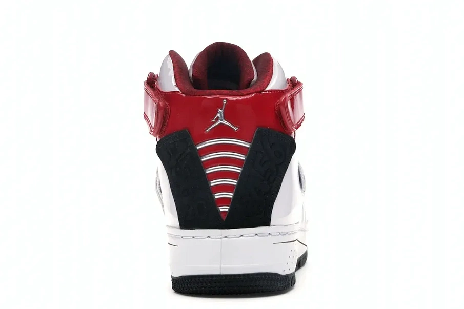 Фото № 4 с приближением к товару «‎Jordan AJF 20 White Black Red»